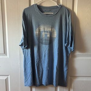 Travis Mathew Blue Graphic Short Sleeve Tee